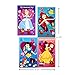 Hallmark Valentines Day Cards for Kids and Mailbox for Classroom Exchange, Disney Princess (1 Box, 32 Valentine Cards, 35 Stickers, 1 Teacher Card)
