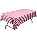 Pudgy Pedro's Red and White Vinyl Table Cloth with Flannel Backing Party Supplies