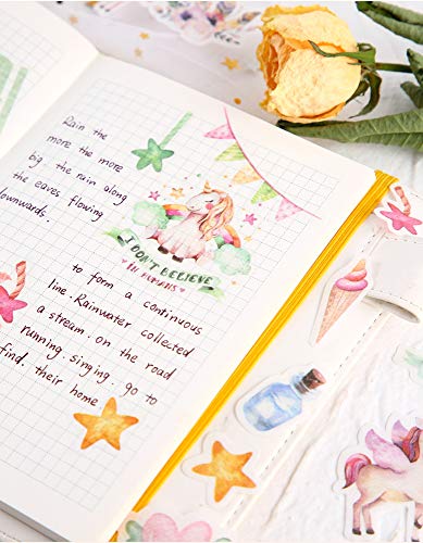 Molshine 320pcs Decorative Stickers-Forest Animal Plant Planet Ocean Series Decals for DIY,Personalize,Bullet Diary Decoration,Laptops,Scrapbook,Luggage,Cars,Books,Sealing -8 Packs - Thumbnail 2