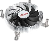 Akasa AK- Low Profile CPU Cooler Socket LGA 1700 21.8mm Height view 2