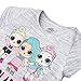 L.O.L Surprise! Girls T-Shirt Set - 3 Pack of LOL Surprise Tees - Lil Outrageous Littles T-Shirts (Small-6/6X)