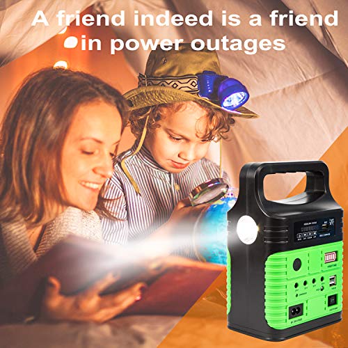 UPEOR 10-Watt Portable Generator Power Inverter, Solar Generator System for Camping Home, 9000mAh Removable Battery, Emergency Power Supply with 6 Watt Solar Panels - Thumbnail 7