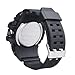 Men's Military Analog Digital Watch Display Sports Watches Multifunctional Large Wrist Watches for Men (Black)