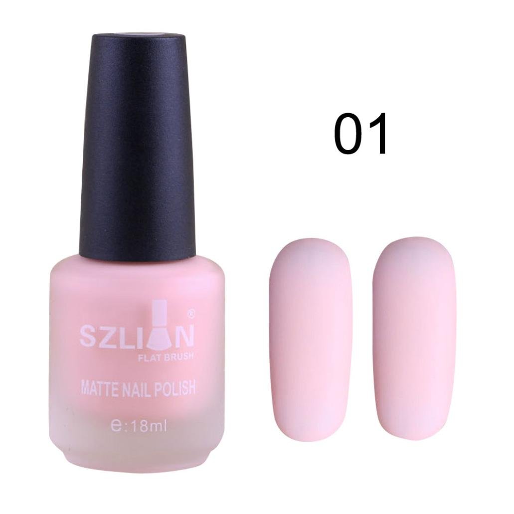 Amazon Com Fullfun Sizilian Flat Brush Matte Dull Nail Polish Gel