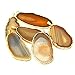 Agate Slice Tan Brown Gold Plated Plated Rock Paradise Exclusive COA AM8B7-01