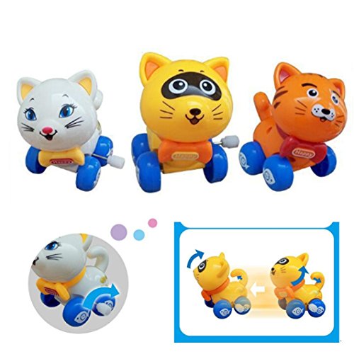 Yeefant Wind Up Toy, Funny Assorted Clockwork Baby Cute Animal Model party Toy Baby Filed Gift For Kids