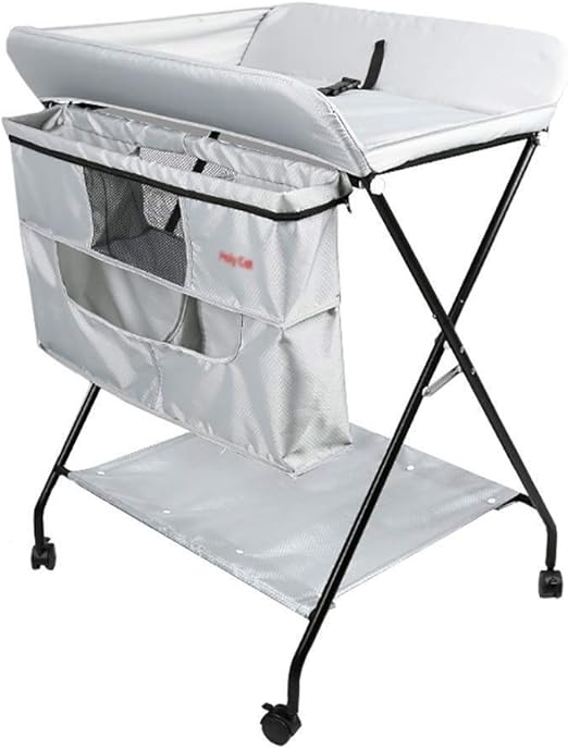 silver changing table