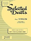 Selected Duets for Violin - Volume 1: Medium First Position (Rubank Educational Library) by 