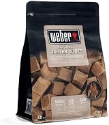 Weber Natural Firelighters 48 pcs Eco Friendly Odorless Smokeless view 3