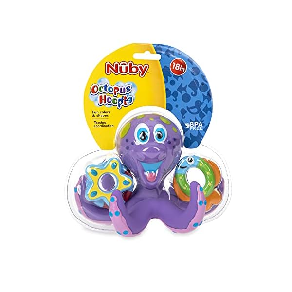 Nuby-Octopus-Floating-Bath-Toy Nuby Octopus Floating Bath, 1 Count ( Pack of 1)