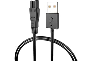 JUPSDDTH Replacement Cord for Meridian Grooming Charger | Power Cord for Meridian Shaver Charger | Adapter Charger Cable for Meridian Trimmer Charger