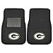 FANMATS 10744 NFL Green Bay Packers 2-Piece Embroidered Car Mat