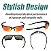 Duduma Polarized Sports Sunglasses for Men Women Baseball Fishing Golf Running Cycling Driving Softball Hiking Floating Unbreakable Shades Tr566(Frame black, Red mirror lens)