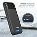 Maxboost iPhone X Battery Case [Atomic Power] Case for iPhone x 2017 4000mAh Rechargeable Juice Charging Case Portable Extended Backup Power Cover [Not Support Wireless Charger](Apple Certified Part)