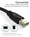 Mini DisplayPort to HDMI (10 FT), Fosmon Mini DP [Thunderbolt Port Compatible] to HDMI Cable Adapter for Surface Pro, MacBook Pro, iMac, Mac Mini - Gold Plated (Black)