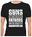Guns Don't Kill Fathers with Pretty Daughters Do Christmas Gift T-Shirt