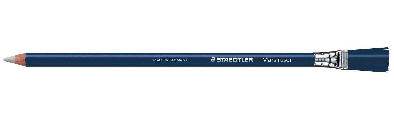 Staedtler Mars Razor Eraser Pen Blue with Brush