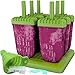 Popsicle Molds with Sticks Ice Pop Maker | 6 Pieces BPA Free Silicone Funnel and Cleaning Brush | Clearance Sale by Mamasicles primary