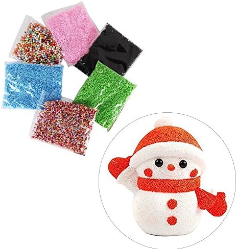 Asamoom 6 Packs Slime Foam Balls Styrofoam Foam Balls For Home Art Diy Or Decoration Arts Crafts Supplies