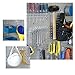 90PCS Pegboard Hooks Assortment with Peg Board Bins Peg Locks Accessories for Garage Kitchen Workshop Organizing Tools