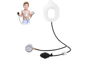 Keatifyan Pectus Excavatum Orthosis Brace, Pectus Excavatum Vacuum Bell, Sternal Depression Support for Sunken Chest, Physical Chest Correction of Pectus Excavatum for All ages