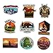 Outdoor Adventure Tourism Theme Stickers Pack 50-Pcs Decals of Laptop Stickers Decals for Cars Motorcycle Portable Luggages Laptops Waterproof Sunlight-Proof (Outdoor Landscape)