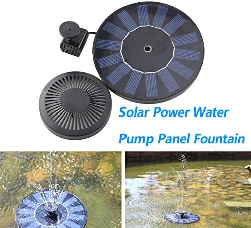 Kleanco Home It - Fountain Solar Power Submersible Floating Plant Water Pump Pool Patio