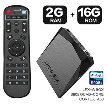 LPX G BOX GB  GB Android  TV Box con control