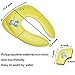 Iserlohn Portable Travel Potty seat with Carry Bag, Lightweight Folding Potty Training Seat Covers for Baby, Kids and Toddlers, Yellow