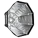 Godox 80cm / 31.5in Portable Octagonal Umbrella Reflector Softbox with Bowens Mount for Flash Speedlite