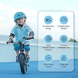 iSintek 2-in-1 Electric Bike for Kids Ages