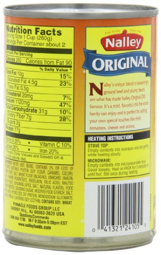 Nalley Original Chili Con Carne with Beans - Image 6