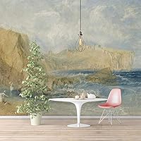 Wall Murals Self-Adhesive Removable The Dogana and San Giorgio Maggiore by Joseph Mallord William Turner Wallpaper Home Decoration for Living Room,Bedroom - 66x96 inches