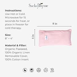 Sacksy Thyme Organic Linen Eye Pillow - Lavender