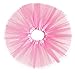 Women's, Teen, Adult Classic Elastic 3, 4, 5 Layered Tulle Tutu Skirt (One Size, 3Layer-LightPink)