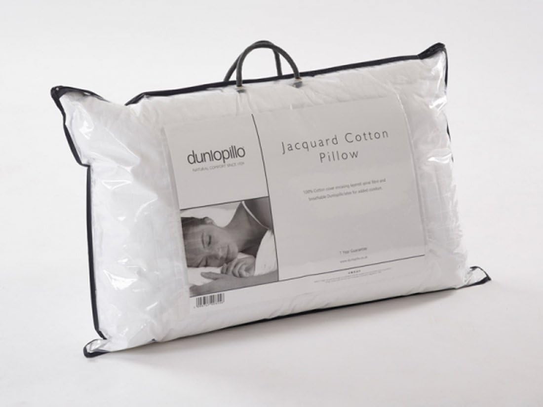 Dunlopillo Pillow Jacquard Cotton Latex Filling Hypoallergenic