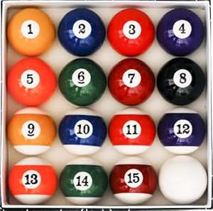 Amazon.com : Pool Table Billiard Ball Set, Art Number 