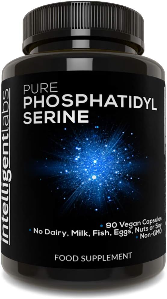 Intelligent Labs Phosphatidylserine 100mg, 100 Soy Free, Pure Phosphatidylserine from Sunflower
