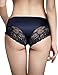 TagoWell Sexy Women Panties Seamless Luxurious Ice Satin Silk Lace Stitching Briefs