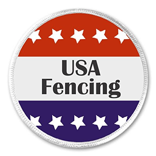 USA Fencing Red White Blue Stars 3