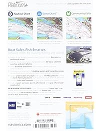 Navionics Platinum + SD 651 Carta náutica del Golfo Central de México en tarjeta SD   Micro SD   MSD   651P +