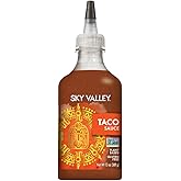 Sky Valley Taco Sauce - Medium heat, Taco Hot Sauce, Gluten Free, Vegan, Keto, Non-GMO, Verified, Made with Tomatoes, Cayenne Peppers and Traditional Spices - 13 Oz