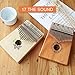 10 Key Kalimba Thumb Piano | Beautiful Mahogany Thumb Harp | An African Thumb Piano For Kids Is A Perfect Introduction To Music | The Traditional Kalimba Instrument Is Perfect For A Beginner