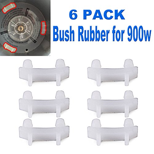 6 Pack Rubber Bush Spare Part Shock Pad For Nutribullet 900W 600W Juice