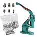Yaheetech Hand Press Grommet Machine 3 Die and 1500 Pcs Silver Grommets Eyelet