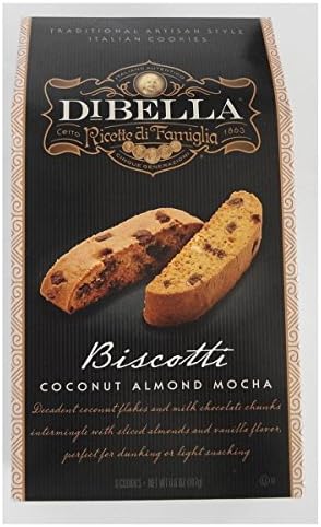 Biscotti Cookie; Coconut Almond , Pack of 10