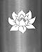 Yadda-Yadda Design Co. Lotus Flower - Design 1 - Vinyl Decal for Water Bottle | Thermos Vinyl Decal Copyright Vinyl Decal Copyright (2