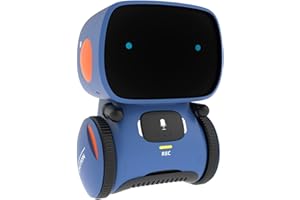 98K Robot Toys for Boys and Girls, Voice Control and Touch Sensor Interactive Smart Talking Robots Intelligent Partner and Teacher with Singing, Dancing, Repeating, Toy Gifts for Kids Age 3 and Up