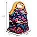 BOP Insulated Neoprene Kids Large Lunch Bag for School, Kindergarten | [13x12x7 Inches] | Gourmet Meal Tote | Perfect for Mini Snacks, Sandwiches | Durable Zipper Closure