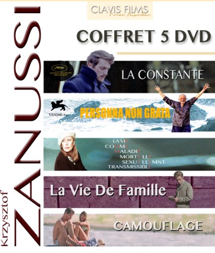 Krzysztof Zanussi - Coffret 5 Films : La Constante + Persona Non Grata + La Vie Comme Maladie Mortelle Sexuellement Transmissible + La Vie De Famille + Camouflage - Pack